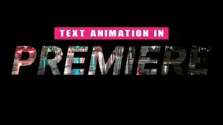 How to create text animation in Premiere Pro | Text Animation | Premiere Pro Tutorial