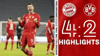 Insane comeback with 3 Lewandowski goals! Highlights FC Bayern vs. Borussia Dortmund 4-2