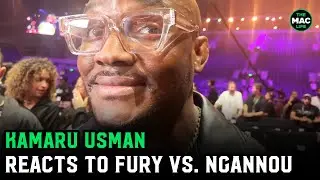 Kamaru Usman on Fury vs. Ngannou decision: “This is boxing, this is what they do”