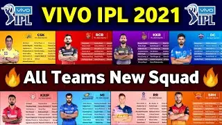 IPL 2021 All Team Squad : All Teams Squad For IPL 2021 || IPL 2021 All Team Players List