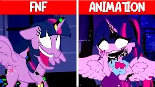 Dusk Till Dawn - Gacha Club Vs Twilight Sparkle // FNF x Animation Pibby