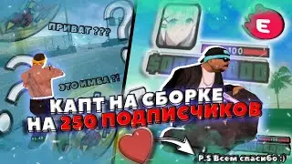 КАПТ НА СБОРКЕ НА 250 ПОДПИСЧИКОВ?! GTA SAMP EVOLVE RP