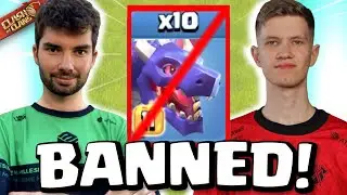 Tournaments BAN DRAGONS and 50 Second EDRAG ATTACK?! Clash of Clans Esports LIVE!