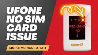 UFONE Blaze M920U device no sim issue fix easy