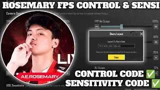 (2024)  ROSEMARY FPS SENSITIVITY CODE 3.3/ ROSEMARY FPS CONTROL CODE 3.3/ CONTROL ZONE