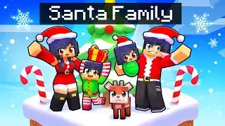 Having a SANTA FAMILY in Minecraft!