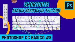 Atajos de Teclado en Photoshop + Mouse | Shortcuts | Photoshop CC Básico #8