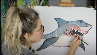 Learn how to draw A SHARK INSPIRED BY THE SHARK IN NEMO: STEP BY STEP GUIDE (Age 5 +)