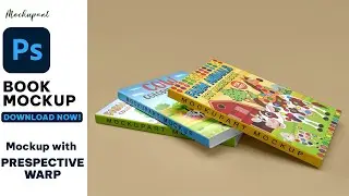 How to make book cover mockup with perspective warp tool | Photoshop Tutorial