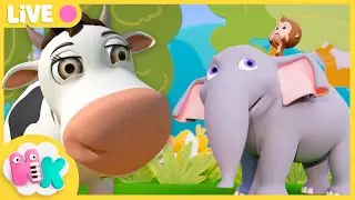 🔴 Canciones para niños y vídeos educativos ⭐️🐮 La Vaca Lola y muchas más! | HeyKids en Español