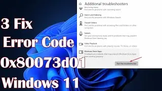 Error Code 0x80073d01 in Windows 11 - 3 Fix