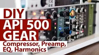 DIY API 500 Equipment & Home-Studio-Tour