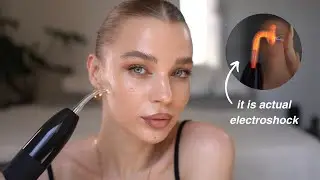 i tried viral acne electrotherapy ⚡️pro facial wand