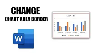 How to change chart area border width in word