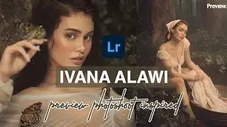 Ivana Alawi Preview Photoshoot Inspired Preset | Lightroom Mobile Presets DNG | Moody Forest Preset