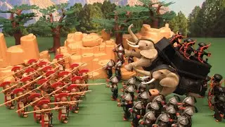 300 SPARTIATES vs ARMÉE PERSE : La bataille des Thermopyles ! Stop motion Playmobil !