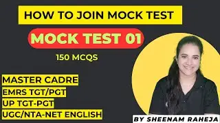 LIVE MOCK TEST 01 INDIAN LITERATURE @4PM TODAY| HOW TO JOIN 