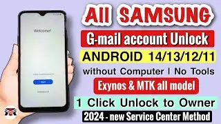 SAMSUNG FRP BYPASS 2024 || ANDROID 12-13-14 Latest Security 2024✔️Frp Lock Removal | Frp Unlock