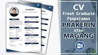 Cara Buat CV (Pengalaman Prakerin / Magang) di Microsoft Word [FREE TEMPLATE] #cv #curriculumvitae