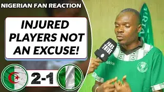 ALGERIA 2-1 NIGERIA (Olu - NIGERIAN FAN REACTION) 2022 FRIENDLY