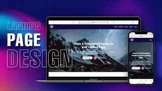 Responsive Landing Page Design with Animation Using HTML CSS & Javascript and ScrollReveal.js