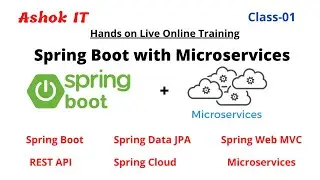 Spring Boot with Micro services | Class-01 | Ashok IT