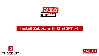 Install Zabbix with ChatGPT :-) ???!!