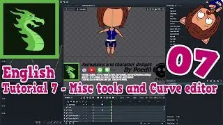 Dragonbones Pro 5.2: Tutorial 7 - Misc tools and Curve Editor