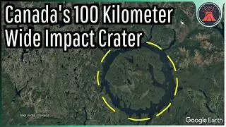 The 100 Kilometer Wide Impact Crater in Canada; Manicouagan Crater