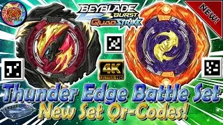 NEW Thunder Edge Battle Set Qr-Codes + All Old | Новые Qr-Коды Thunder Edge Set - Beyblade QS