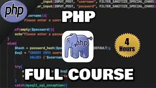 PHP Full Course for non-haters 🐘