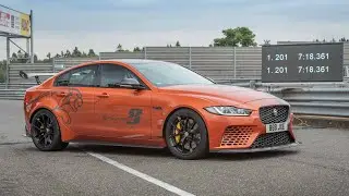 Jaguar XE SV Project 8 | Record Breaking Nürburgring Drive in 360°