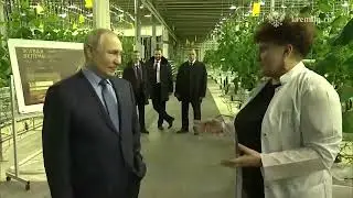 «Очень вкусно  Супер!»  Владимиру Путину на Чукотке дали понюхать базилик