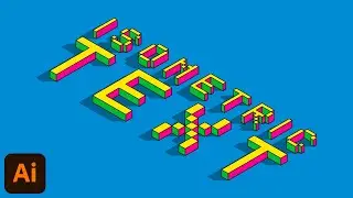 Create a Fun Isometric Text Effect in Adobe Illustrator