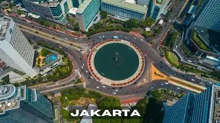 Jakarta City Indonesia By Drone - Jakarta Drone View - Jakarta Indonesia