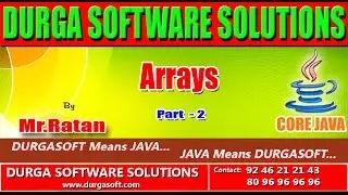 Core java || Arrays part - 2 by Ratan