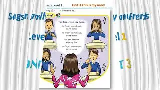 Song in Family and friends Level 1 Unit 3 _ Ten fingers on my hands | Let's sing karaoke!