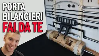 Come Costruire un PORTA BILANCIERI in LEGNO da PARETE + Nuovi Bilancieri - Home Gym FAI DA TE