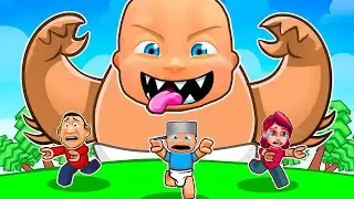 Becoming THE BIGGEST BEAR in Roblox to EAT MY FAMILY!