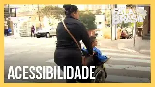 Pessoas com deficiência enfrentam perigo nas ruas por falta de acessibilidade