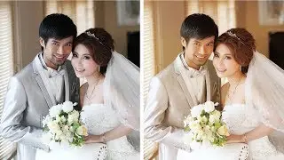 How to Add Color Haze & Tint to Wedding Photos in Photoshop - Create Beautiful Photos Easy & Quick