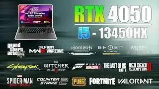 Lenovo LOQ : I5 13th Gen RTX 4050 - Test in 15 Games in mid 2024