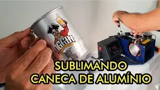 CANECA DE ALUMÍNIO COMO SUBLIMAR