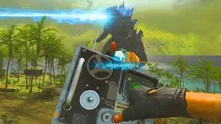 Clutching a win in King Kong VS Godzilla in Warzone #Shorts