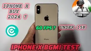 IPHONE X BEST IN 2024 FOR BGMI 🤔 | IPHONE X BGMI TEST BUY FROM CASHIFY #short #cashify #iphonexr