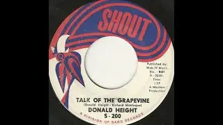 Donald Height - Talk Of The Grapevine | Vokal soul jazz samples