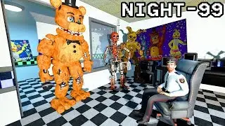 АНИМАТРОНИКИ ПУГАЮТ ОХРАННИКА FNAF COOP ГАРРИС МОД ► Garrys Mod