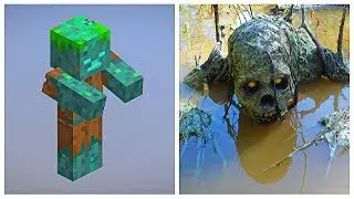 MINECRAFT IN REAL LIFE | МАЙНКРАФТ В РЕАЛЬНОЙ ЖИЗНИ (персонажи, предметы)