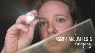 ASMR Random Testing Roleplay | Light 🔦 • Measurements 📏 • Typing ⌨️