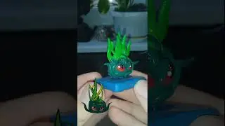 Водоросли из пластилина по игре Plants vs zombies 2.Растения против зомби из пластилина